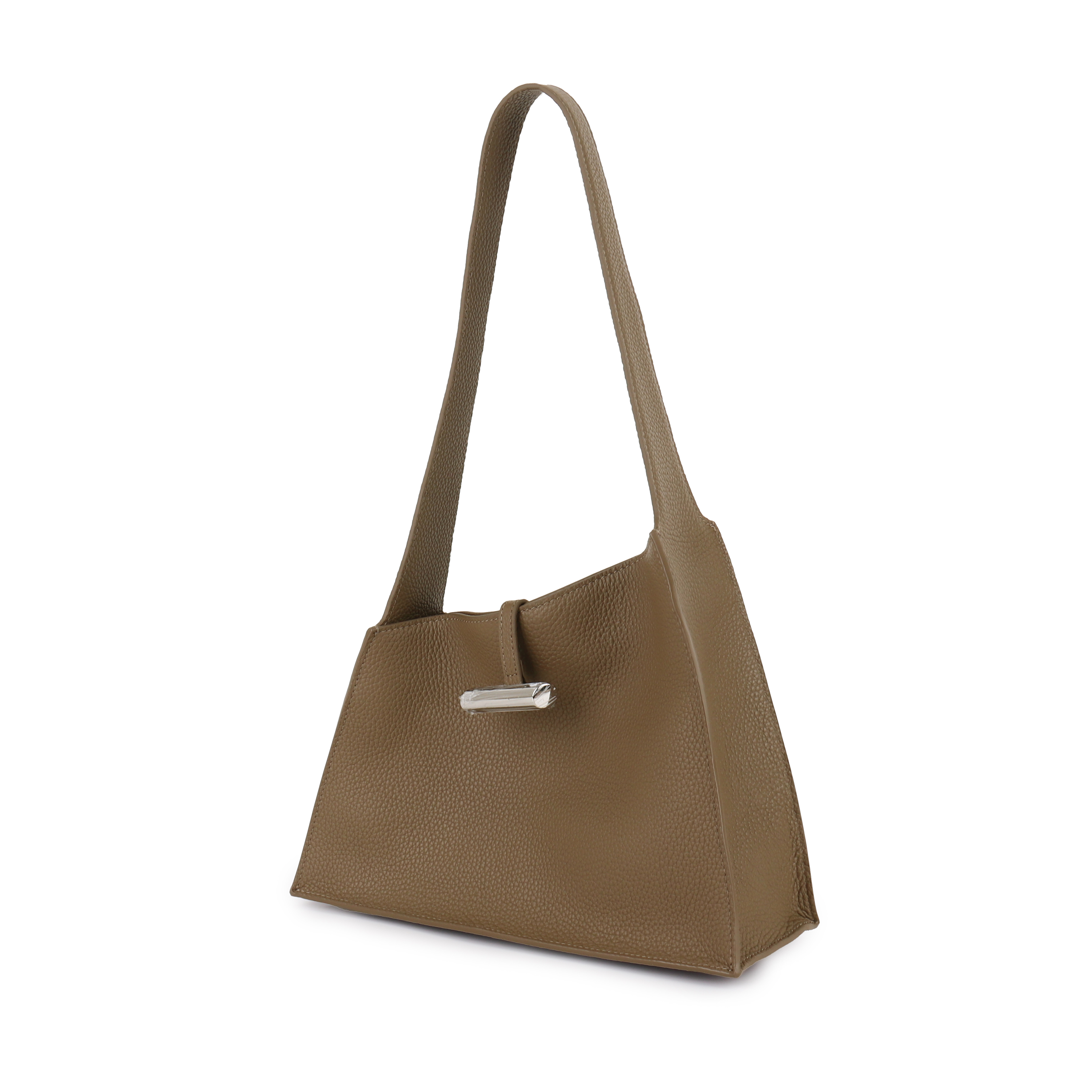 Din欧美简约头层牛皮托特包女包