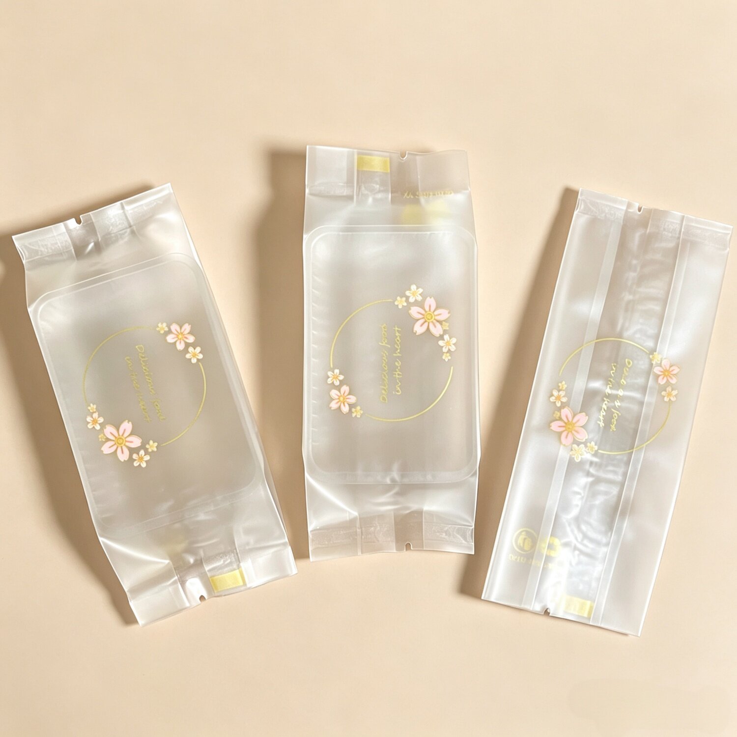 大号磨砂美味樱桃花凤梨开运酥包装袋子台湾糕点曲奇烘焙类机封袋
