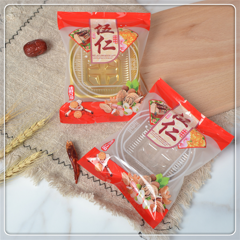 如意伍仁精品款100克月饼包装125克中秋佳节烘焙类机封袋子
