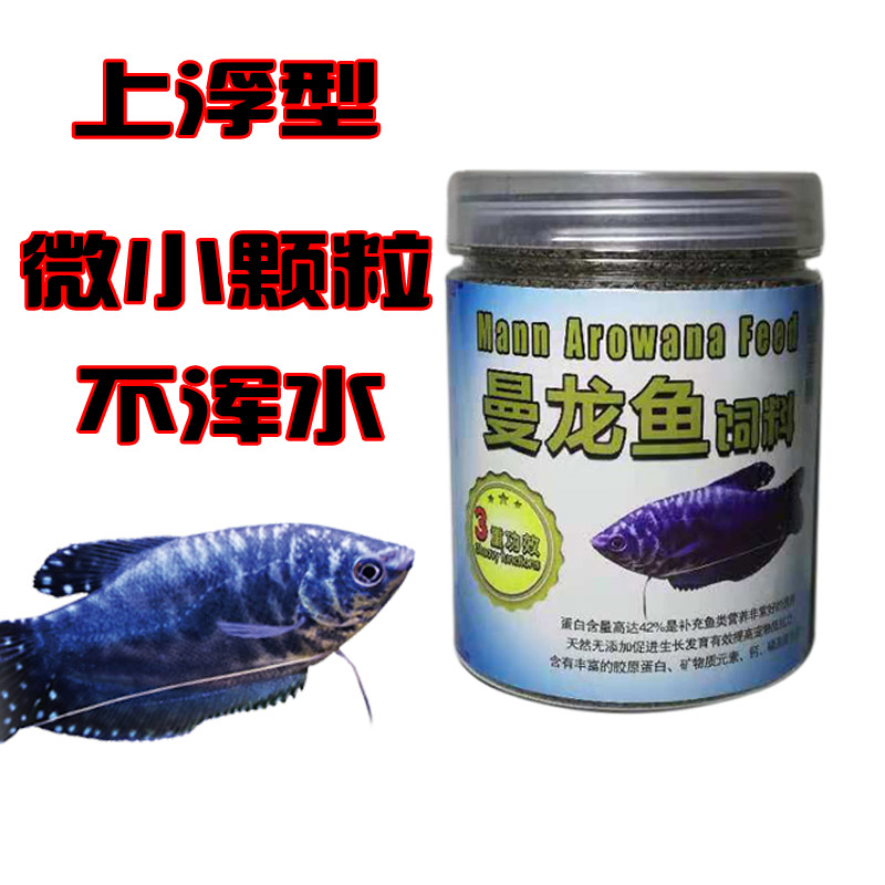 曼龙鱼粮增色小型热带孔雀图片