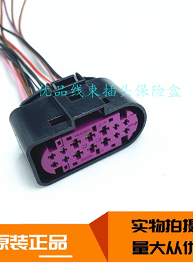 大众迈腾 CC 高尔夫 途观奥迪A6L A4L Q5大灯插头1J0 973 737福特