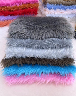 3cm洗水兔毛落水毛棉花娃娃头发兔毛布料玩偶公仔diy手作材料