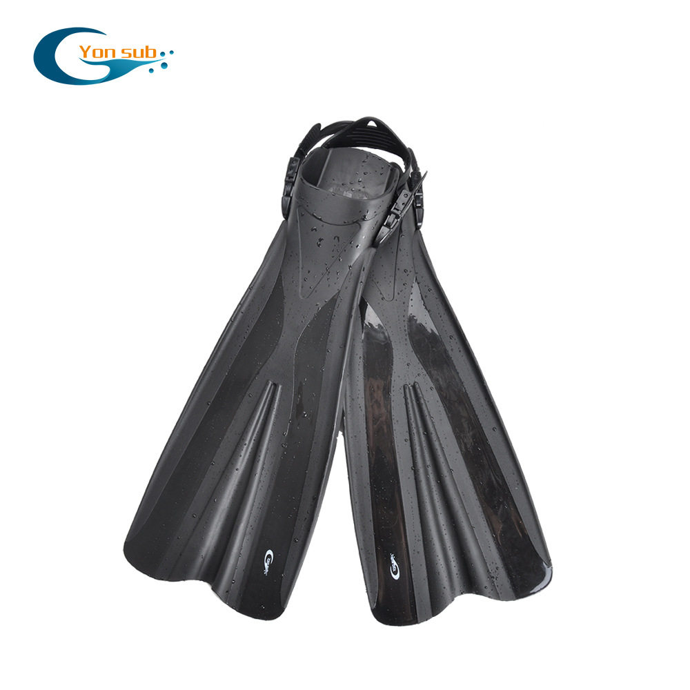 yonsub新款潜水脚蹼蛙鞋自由潜深潜脚蹼潜水装备自由泳长款