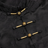 新中式 盘扣扣子复古金属扣头绕线一字扣旗袍汉服手工装 饰纽扣辅料