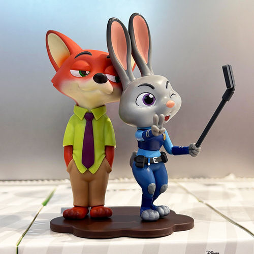 疯狂动物城最 佳拍档盲盒手办公仔玩偶摆件52toys迪士尼zootopia