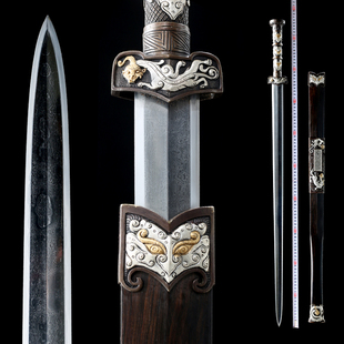 新疆包邮龙泉市高档宝剑收藏长款八面汉剑防身刀具冷兵器刀未开刃