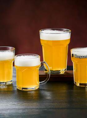 家用带把酒吧精酿大号扎啤杯