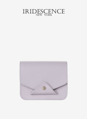 IRIDESCENCE信封包FIDI小众设计师原创头层牛皮手拿单肩斜跨包女