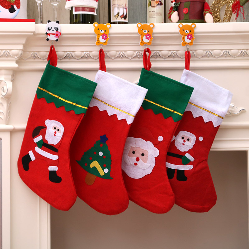 Christmas Socks Gift Stickers Large Christmas Socks Gift bat