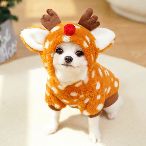 Pet Dog Cat Christmas Cat Clothes Elk Autumn Winter Clothes