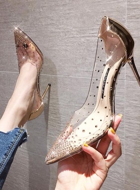 High heels, women's year casual fashion, single shoes, girls