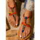 Women 外贸 Summer Sandals Flat 欧美女平底凉鞋 Ladies Shoes