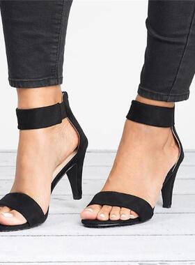 summer shoes women high heel sandals big size 35-43大码凉鞋