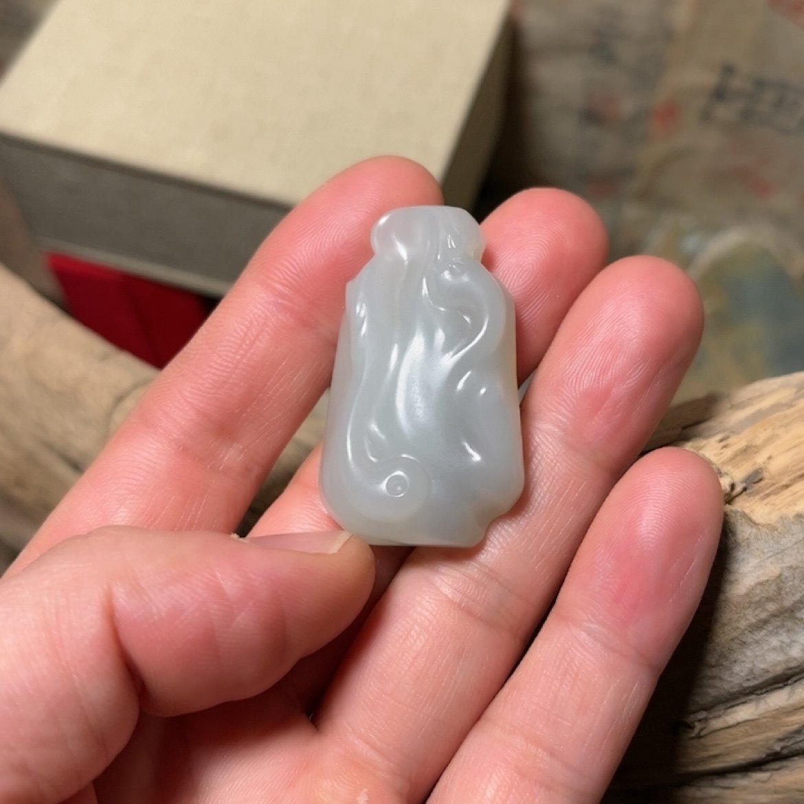 和田玉籽料两仪生万物