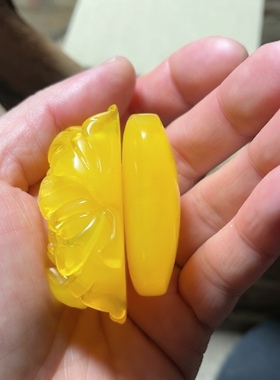 来料加工蜜蜡修复 一分为二