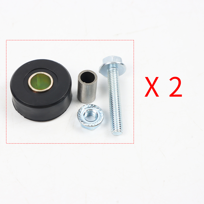 踏板车大撑橡胶垫 胶套 缓冲块电动车 双撑支架胶圈 大脚架垫配件