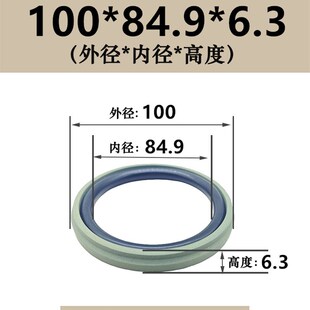 组合活塞油封反斯特封孔用阶梯密封圈四氟铜粉+NBR80/100/150/250