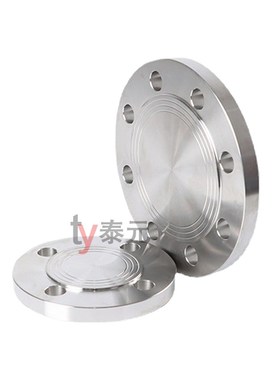 304不锈钢法兰盲板锻打法兰盘RF突面机械部GB5010堵板盖BLPN10~16