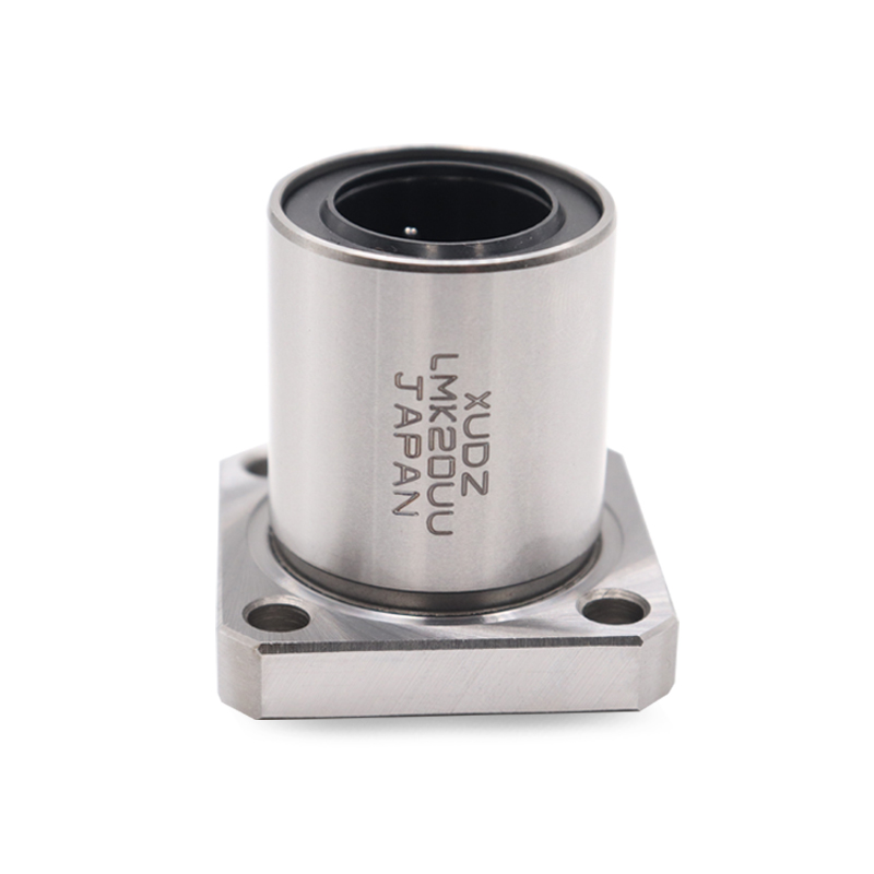 进口方法兰直线轴承LMK6 8 10 12 13 16 20 25 30 35 40 50UU光轴