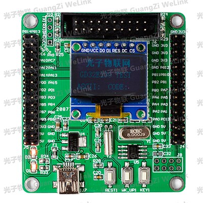 全新GD32E230C8T6开发板 GD32学习板 核心板 含例程