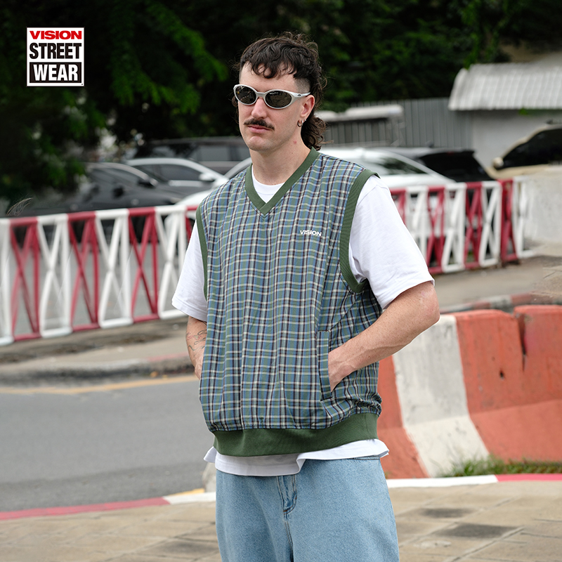 VISION满印背心马甲