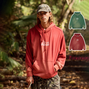 VISION官方 PSYCHO FAMILY胶囊系列美式复古水洗连帽卫衣男女秋款