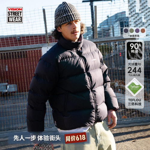 VISION官方科技三防面包羽绒服