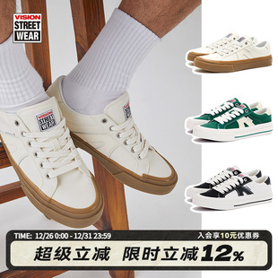 滑板百搭休闲运动鞋 生胶底低帮帆布鞋 V76多色经典 VISION官方