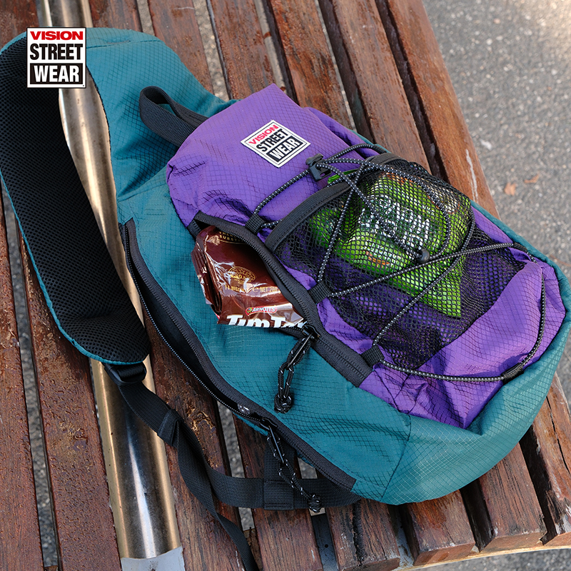 VISION官方 街头潮流斜挎包轻薄便捷户外骑行多功能弓箭包3色新款