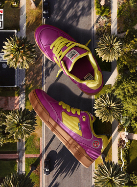 VISION官方  SAVVY小丑紫美式街头复古面包鞋运动男女滑板鞋新款