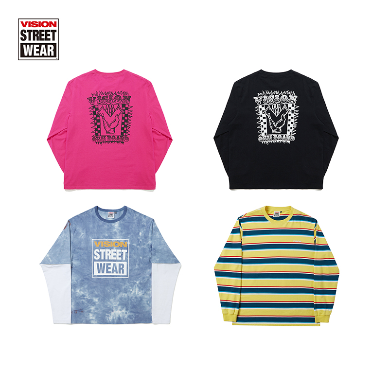 VISION宽松长袖T恤