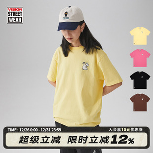 印花复刻历史图案重磅宽松短袖 经典 T恤新多色可选 美式 VISION官方