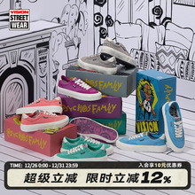 VISION官方 FLATTOP PsychoFamily胶囊限定低帮滑板鞋帆布鞋多色