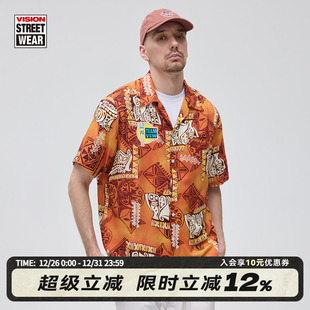 衬衫 复古短袖 男女 VISIONTEAM历史复刻Aloha美式 VISION官方