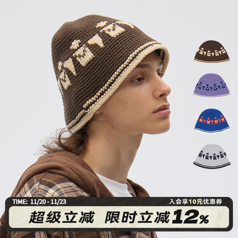 VISION针织渔夫帽