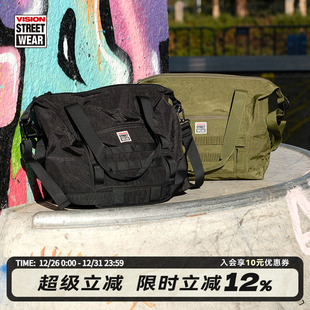 VISION官方 多功能战术单肩包大容量户外通勤2色斜挎包男女秋新款