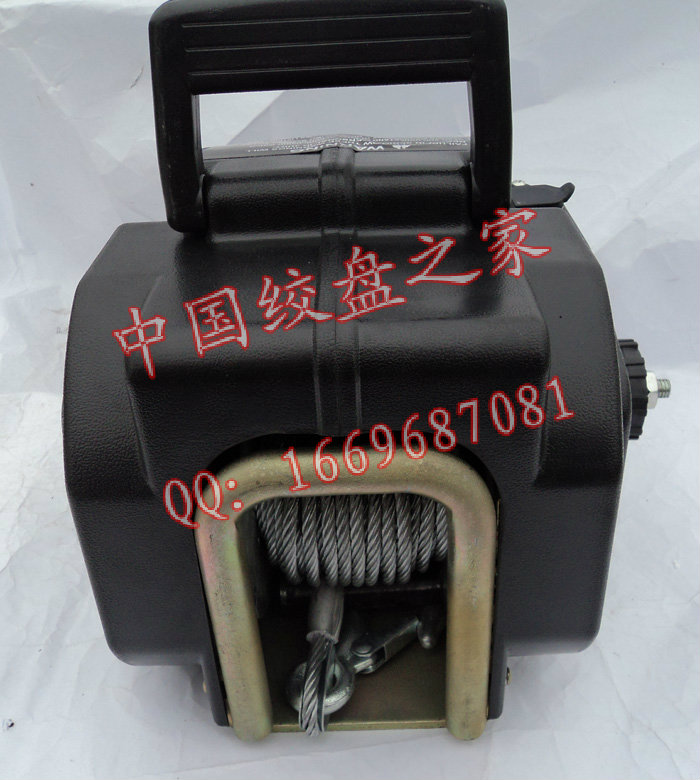 便携式3500磅电动绞盘游艇牵引绞车12V