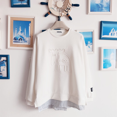 日单MOZ小鹿宽松休闲风潮流卫衣