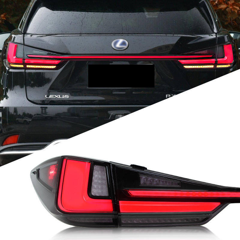 适用于雷克萨斯16-22款RX尾灯总成改装LED贯穿式行车灯流水转向灯