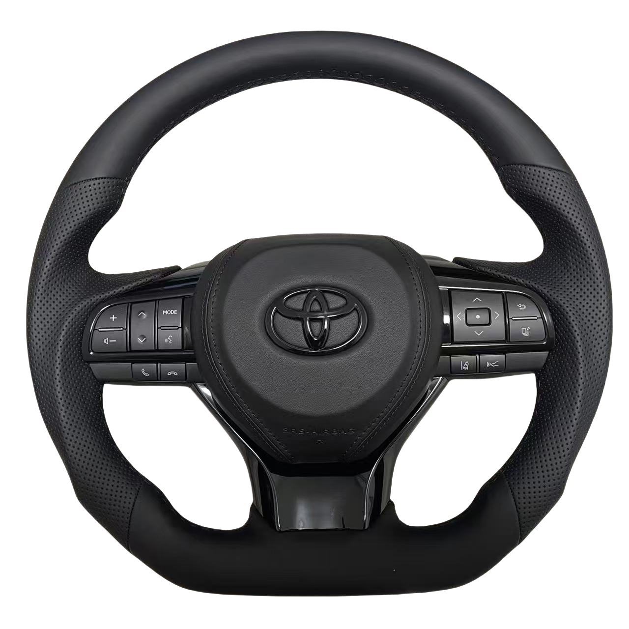 锐志皇冠埃尔法威尔法普拉多雷克萨斯es is lx gx改装全皮方向盘