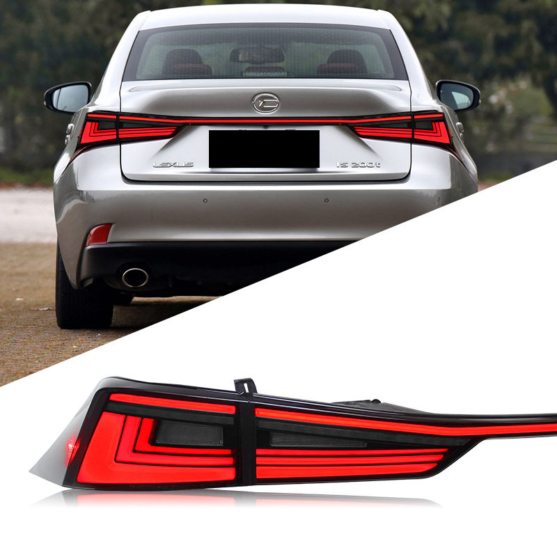 适用于13-22款雷克萨斯IS尾灯总成改装LED贯穿行车灯流水转向灯