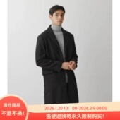 D03059日单秋冬新款 客供料单粒扣西装 领微宽松中性休闲呢子外套