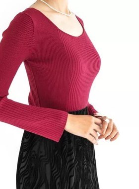 471 li mue 紫红色针织打底，均码