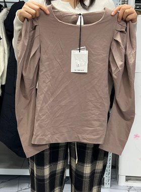 34，li mue 羊蹄袖上衣 均码