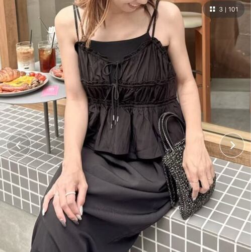 R_a新品 人造丝面料连衣裙，L码，86-106胸，