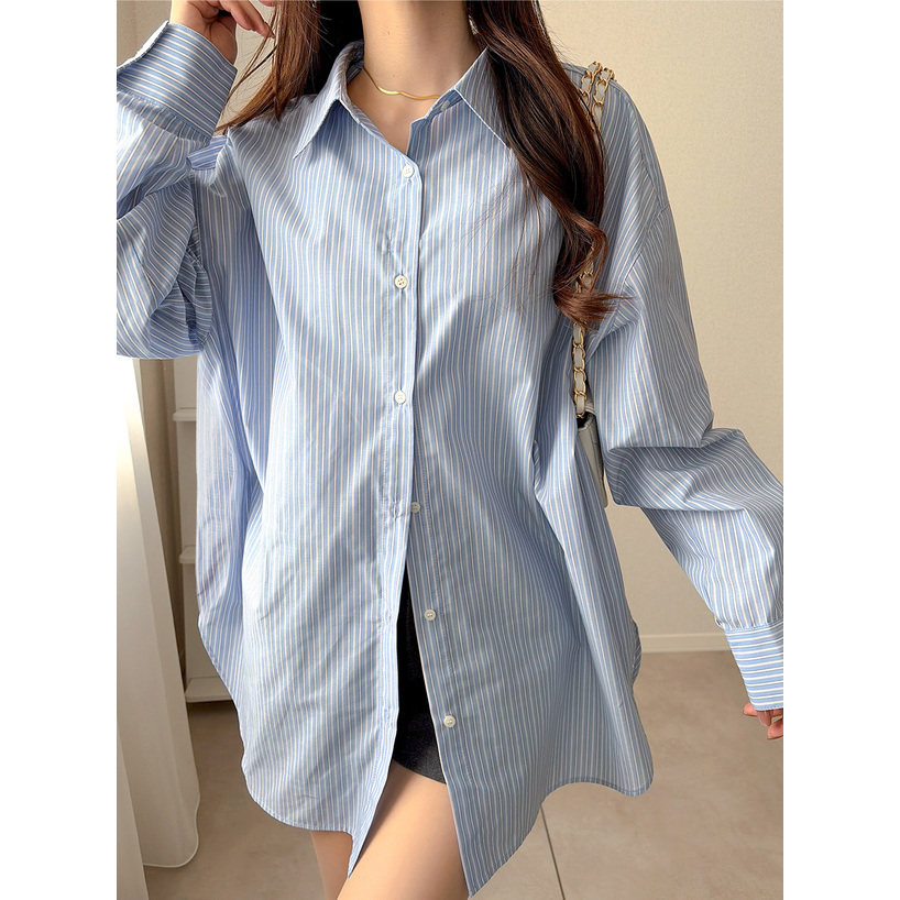 D19077日单26年新款单排扣宽松显瘦有肩带可拆女气质2Way长袖衬衫