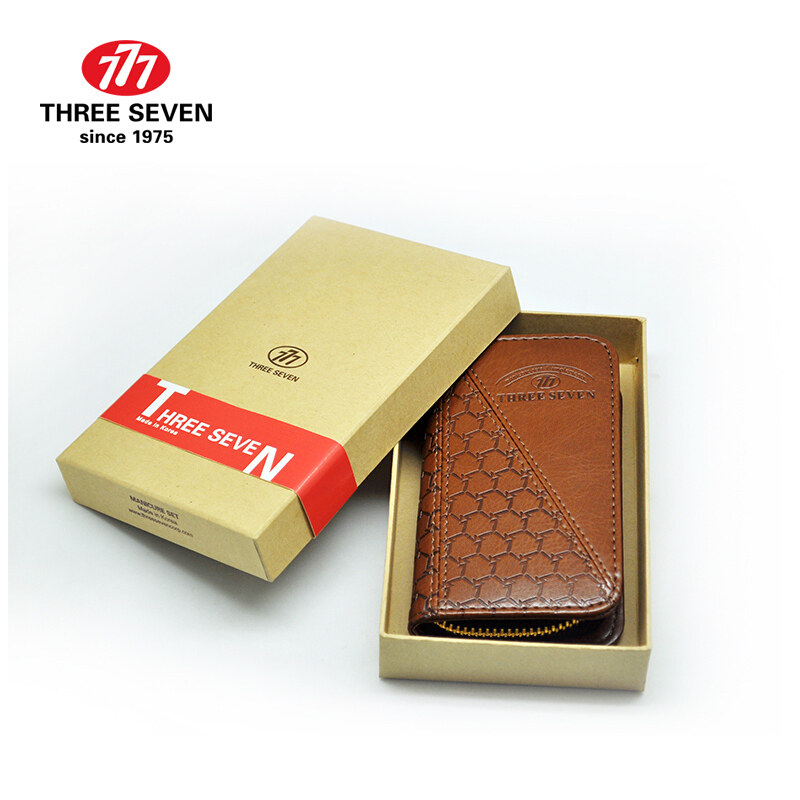 한국수입 777 손톱깎이 세트 손톱깎이 뷰티 케어 조합 7종 세트 NTS-6016G 클래식 브라운