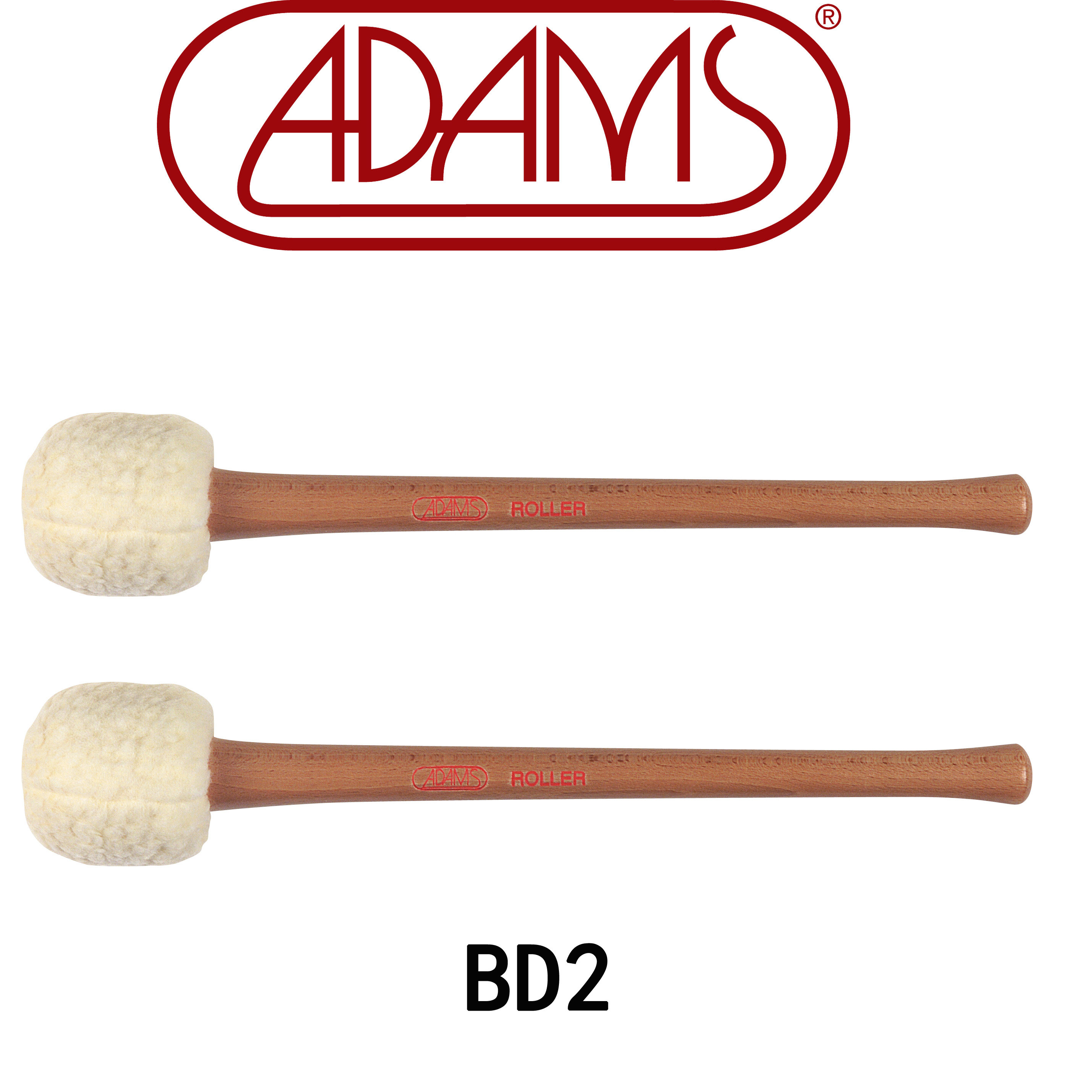 进口adams专业大军鼓鼓槌一对