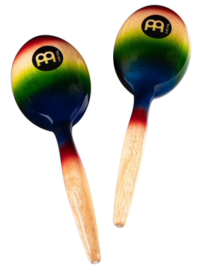 沙锤meinl 麦尔进口 彩虹色MWM2AM 木质沙槌 沙锤 MARACAS MWM1MC