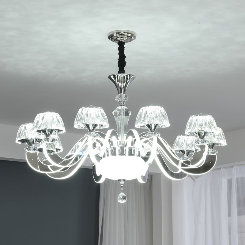 led客厅无极调光欧式灯